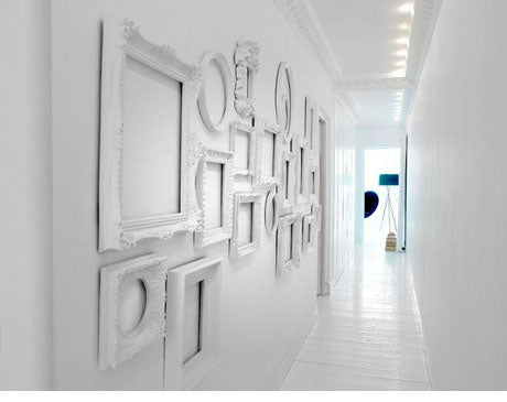 Decorate with frames – just frames, no art!